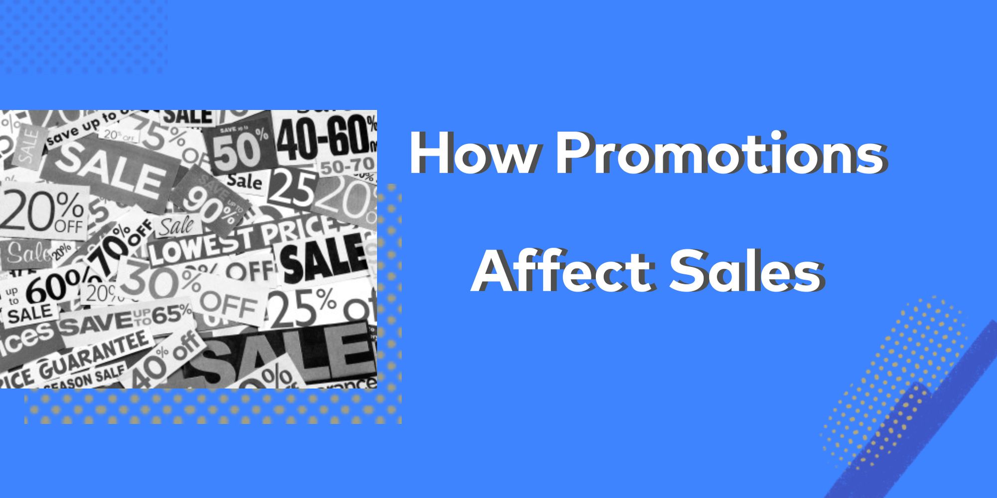 The effect of promotions on sales in retail